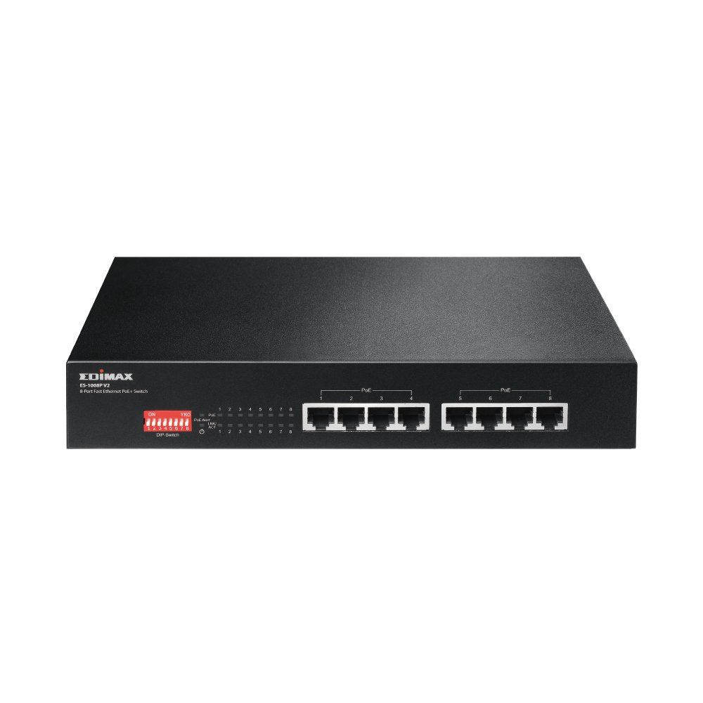 Edimax Es-1008p V2 Switch 8x10/100mbps Poe+