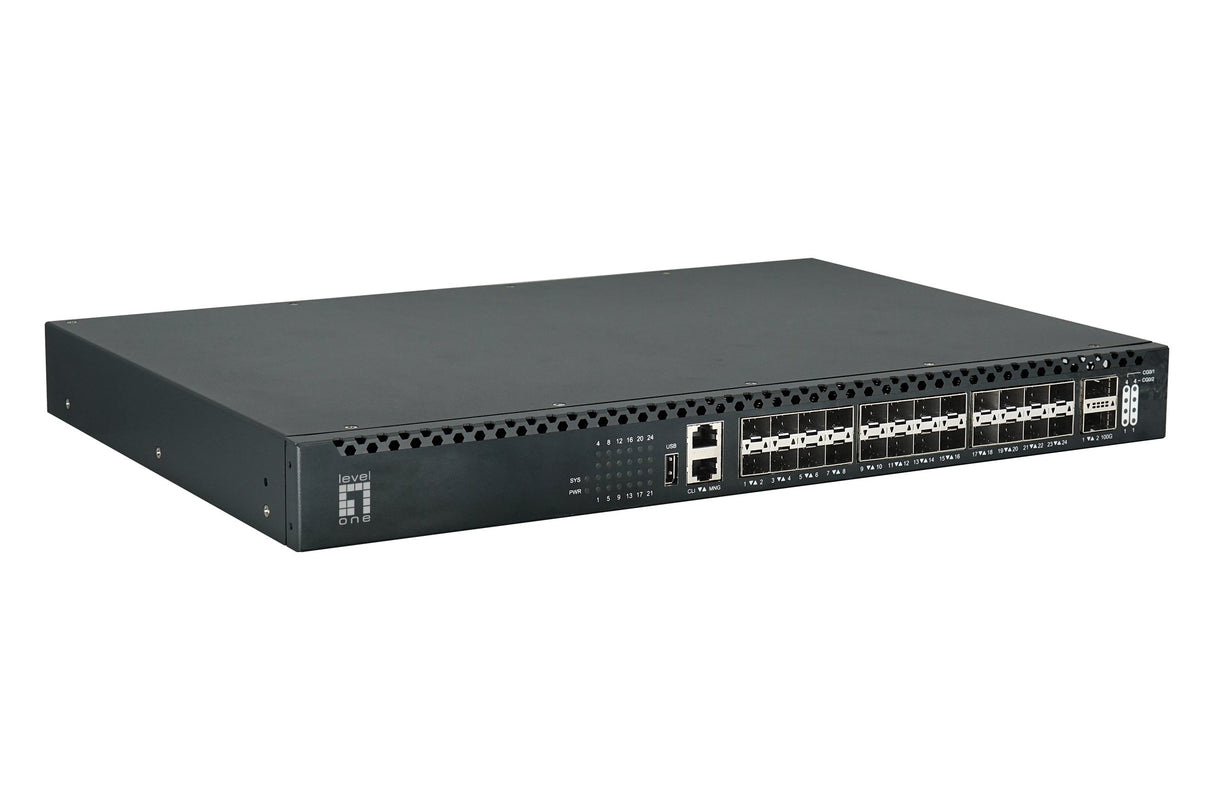 EAN 4015867238479 - LevelOne XQS-3126 switch Gestionado L3 Negro imagen 3
