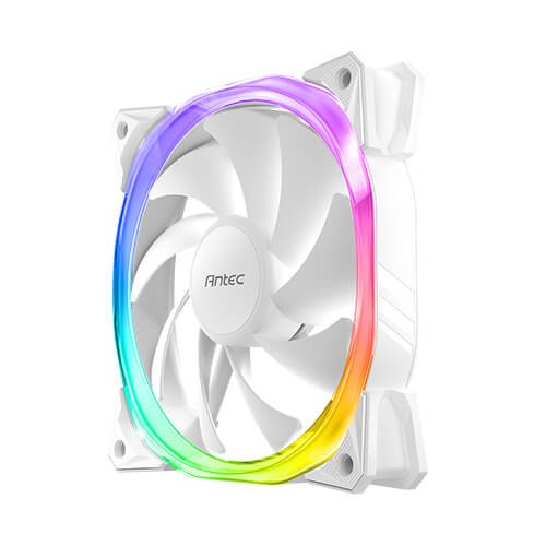Ventilador De Caja Antec Fusion Rgb - 12cm (Blanco)