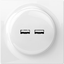 Fibaro Walli N Toma De Corriente 2x Usb Blanco