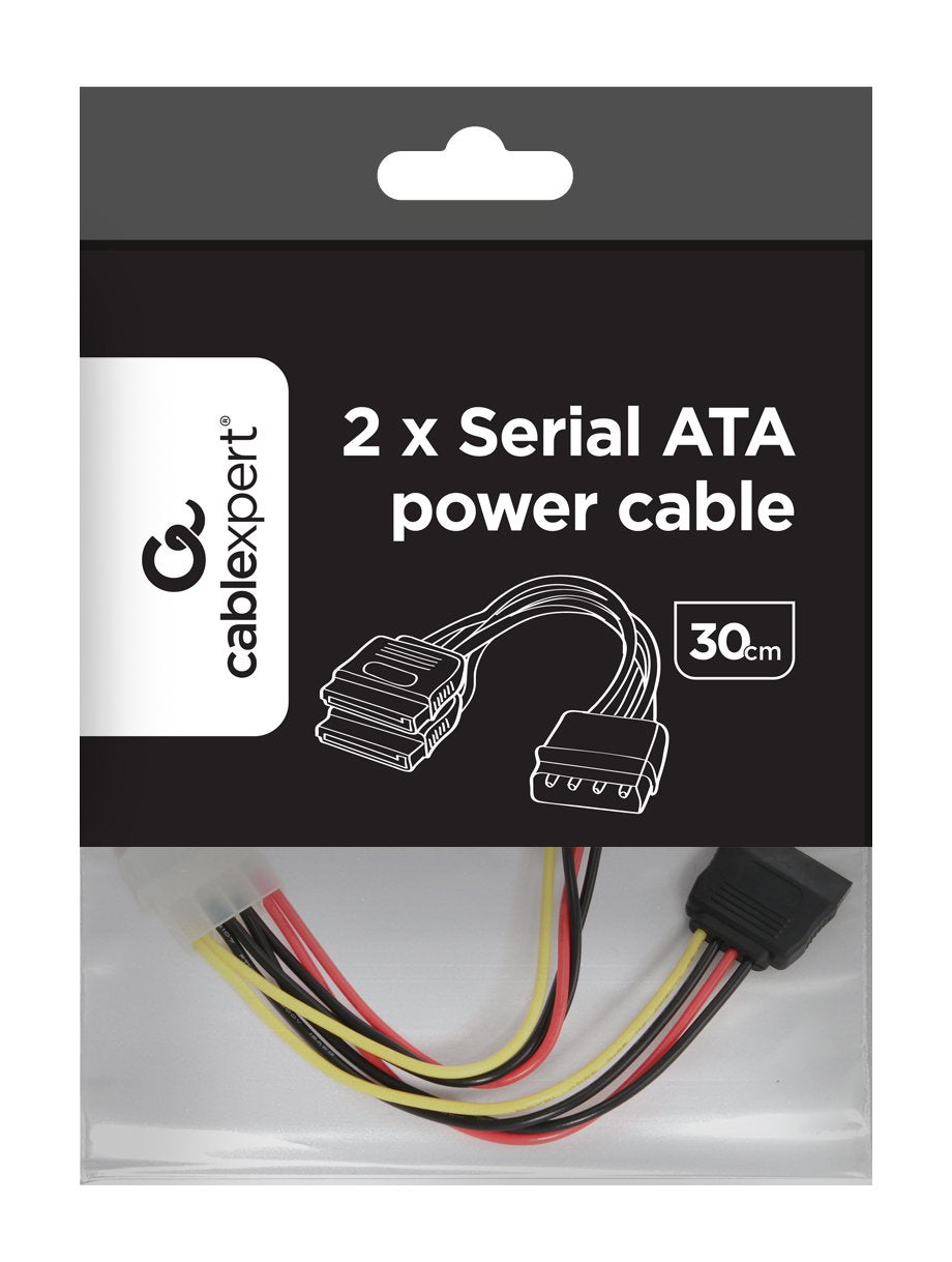 EAN 8716309088060 - Gembird CC-SATA-PSY-0.3M cable de SATA 0,3 m Multicolor imagen 2