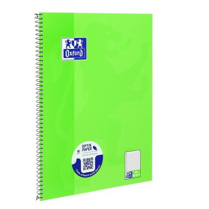 Oxford 100050357 Cuaderno Y Block A4 Verde