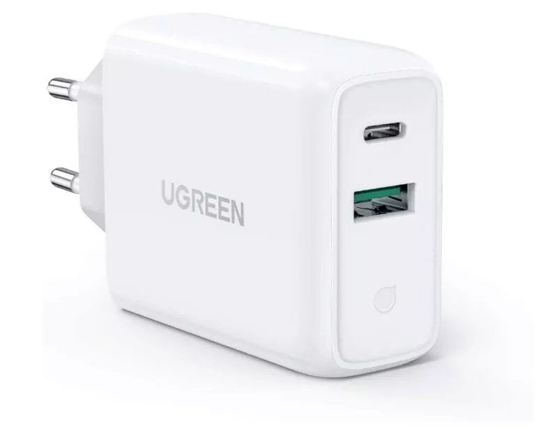 Cargador Ugreen 36w Doble Puerto Ue Usb-A/Usb-C