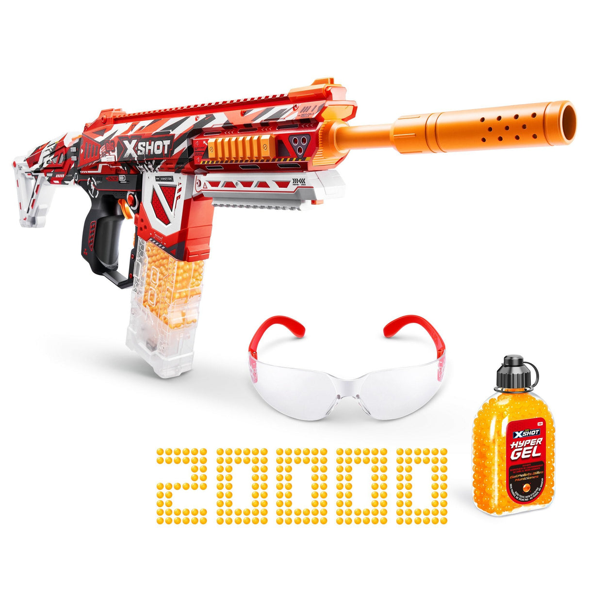 Zuru Xshot-Hyper Gel-Blaster Hpg-700 Incluyendo 3500 Bolas De Gel 36620