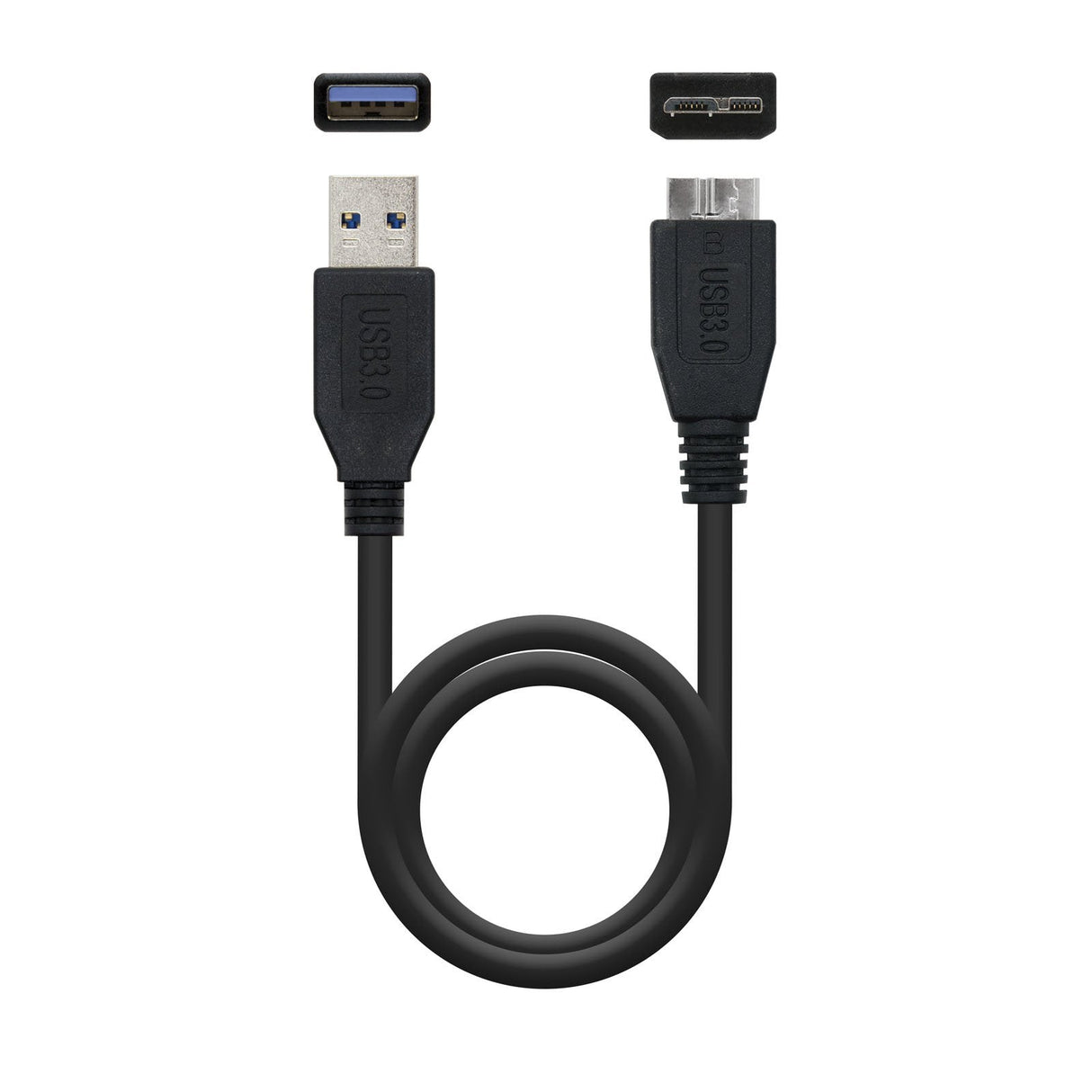 Tooq Carcasa Externa Hdd/Sdd 2.5" Hasta 7,0mm Sata Usb 3.0/3.1 Gen 1 - Negro