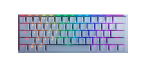 EAN 8886419345756 - Razer Huntsman Mini teclado Juego USB QWERTY Internacional de EE.UU. Blanco imagen 1