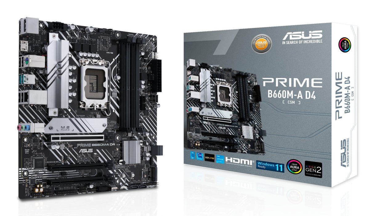 EAN 4711081508045 - ASUS PRIME B660M-A D4-CSM Intel B660 LGA 1700 micro ATX imagen 1