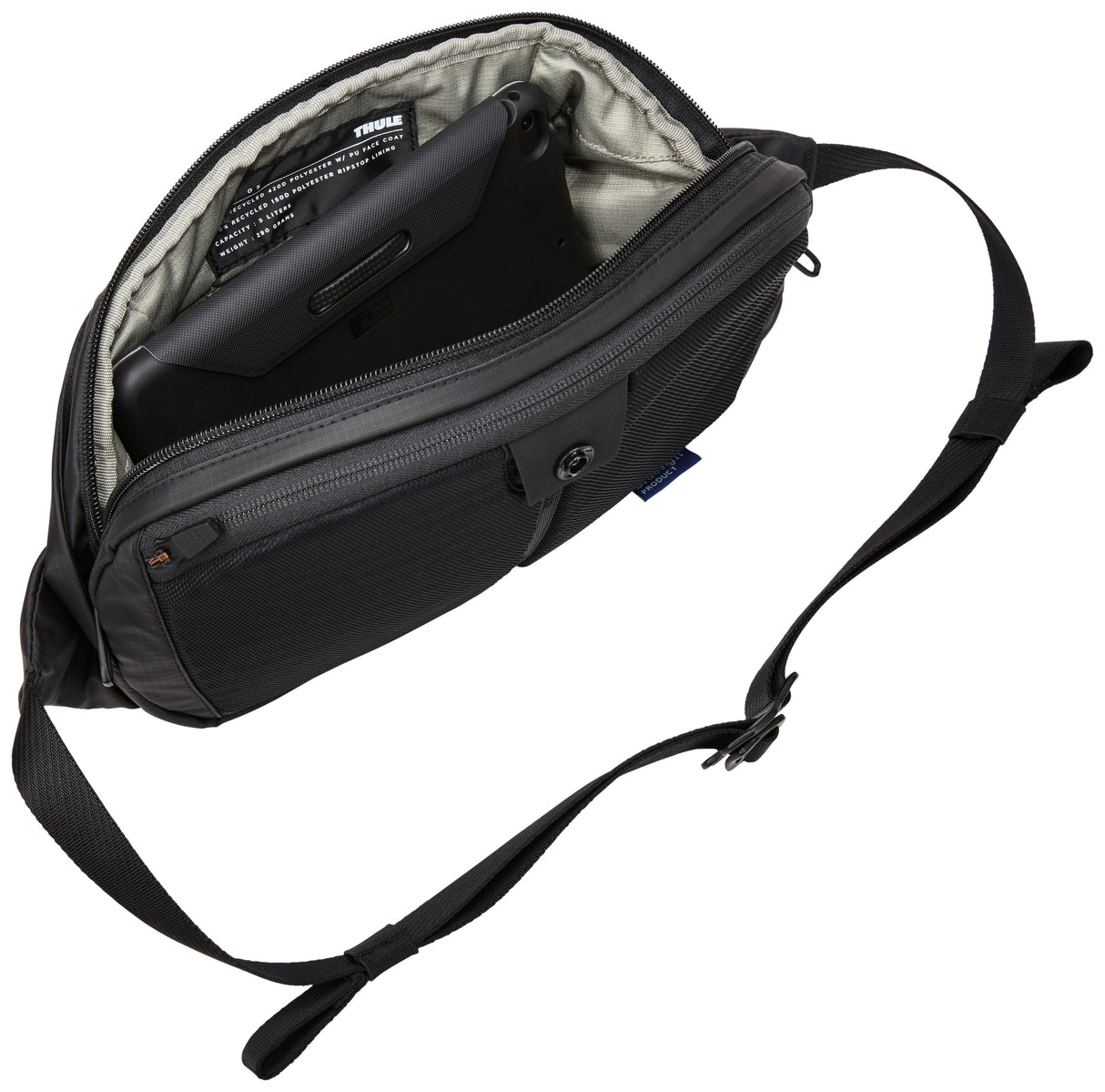 Bandolera Thule Tact Tactwp05 Poliéster Negro Niño Black, 3205290