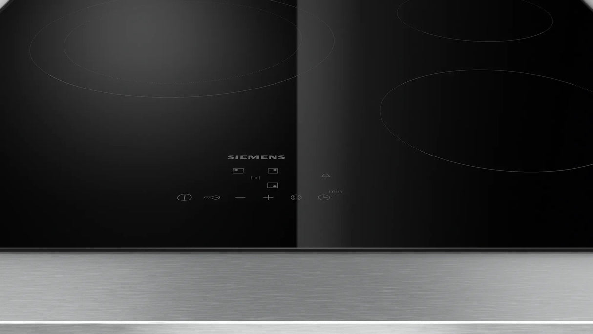 Placa Vitro 59.2cm Siemens Et61rbkb8e Con 3 Zonas De Cocción