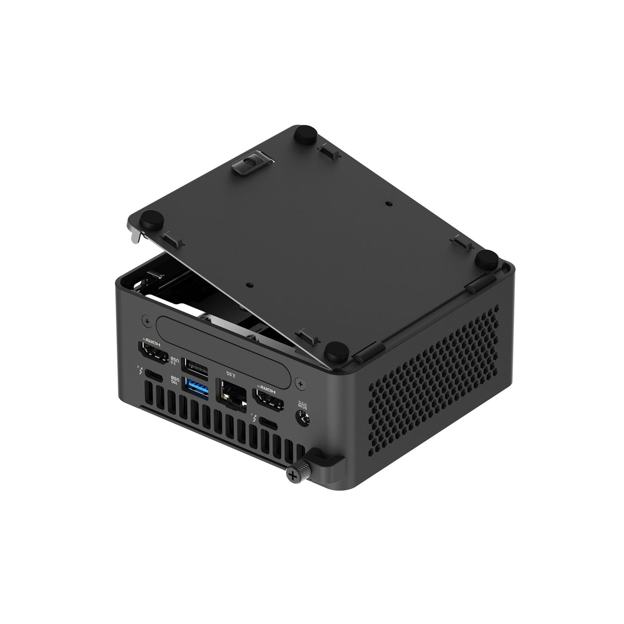 Kit Asus Nuc 15 Pro Tall Rnuc15crhu500002, Negro Barbone, Sin Sistema Operativo 90ar00q2-M00050