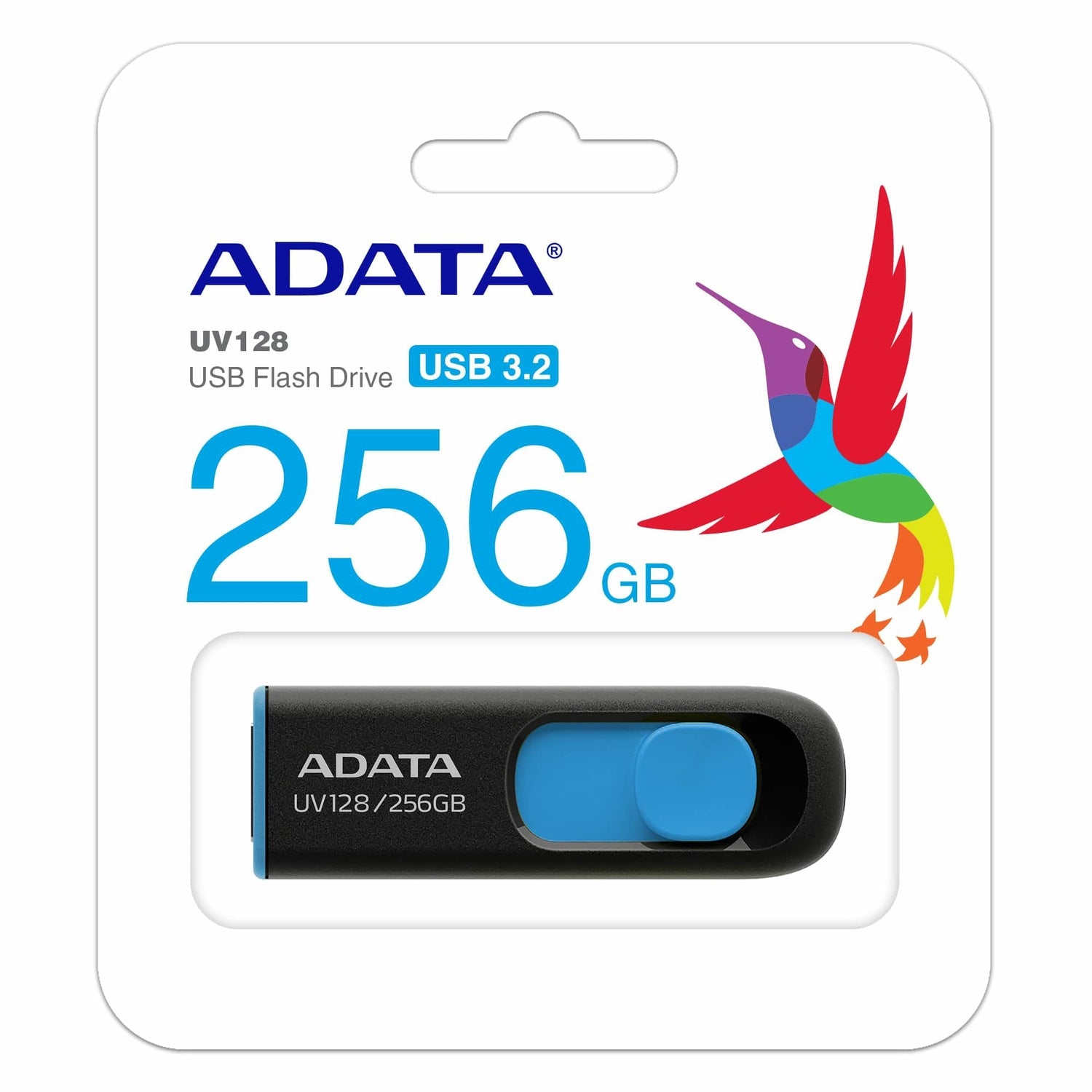 Pendrive Adata Uv128 256gb Usb3.2 Stick Black