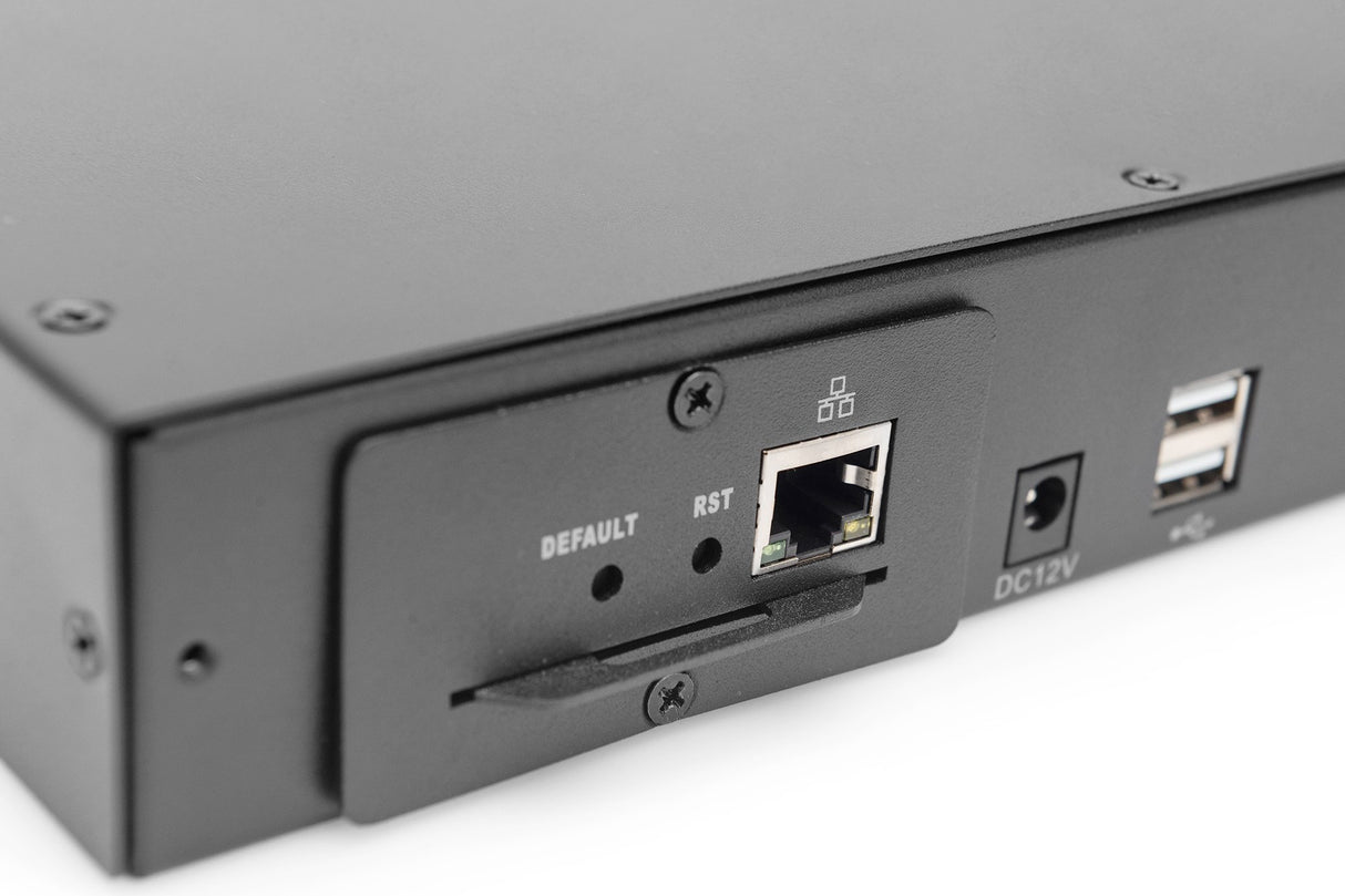EAN 4016032447610 - Digitus DS-72214 interruptor KVM Montaje en rack Negro imagen 3