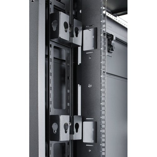 Apc Cable Containment Brackets With Pdu Mounting Abrazaderas De Montaje De Pdu Negro Para Netshelter Sx