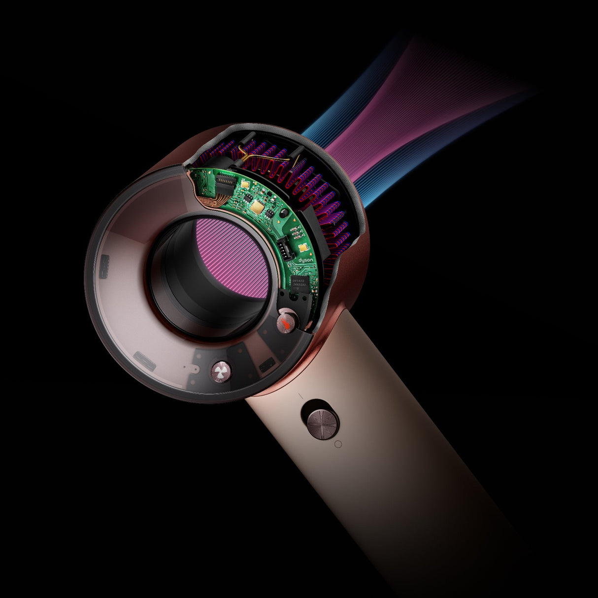 Secador De Pelo Dyson Supersonic Travel Ceramic Pink Rose Gold