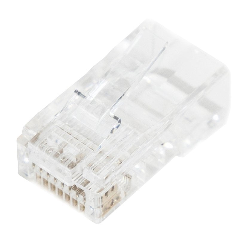 Conector Rj45 (8p8c) Przelotowy, Kat.5e, Nieblindado, Awg 26-24, Opakowanie 100 Unidades