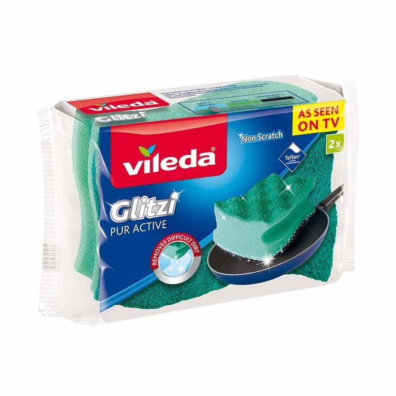 EAN 4023103070240 - Vileda 4023103070240 estropajo Poliuretano (PU) Verde imagen 1