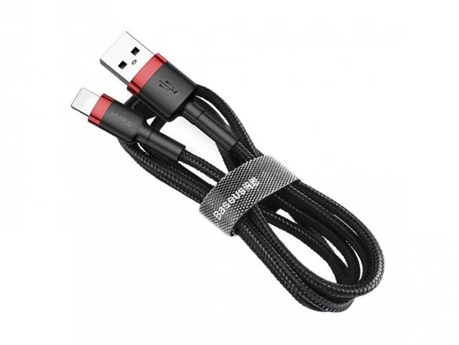 Baseus Lightning Cafule Cable 2a, 3m Red/Black (Calklf-R91)