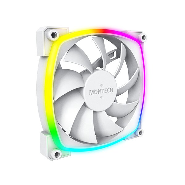 Montech Ax120 Pwm Argb Ventilador - 120mm, Blanco