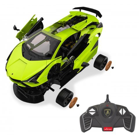 Jamara Lamborghini Sian Fkp 37 1:18 Verde 2.4ghz Kit