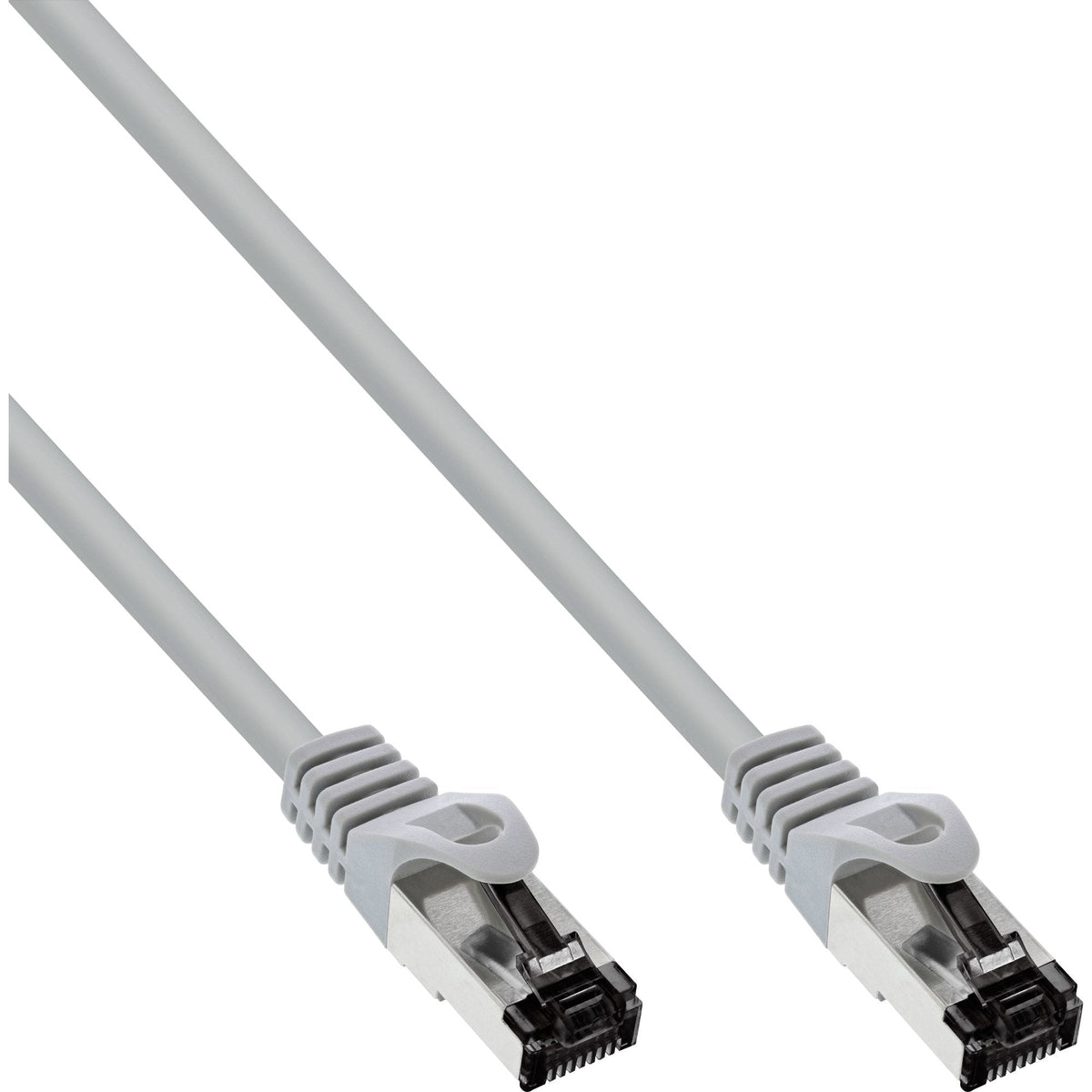 Cable De Red Inline S/Ftp Pimf Cat.8.1 Libre De Halógenos 2000mhz Gris 3m