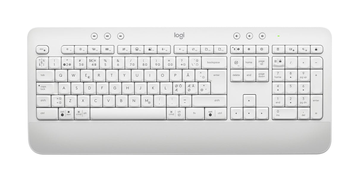 EAN 5099206105485 - Logitech 920-011038 teclado Ratón incluido Oficina Bluetooth QWERTY Nórdico Blanco imagen 1