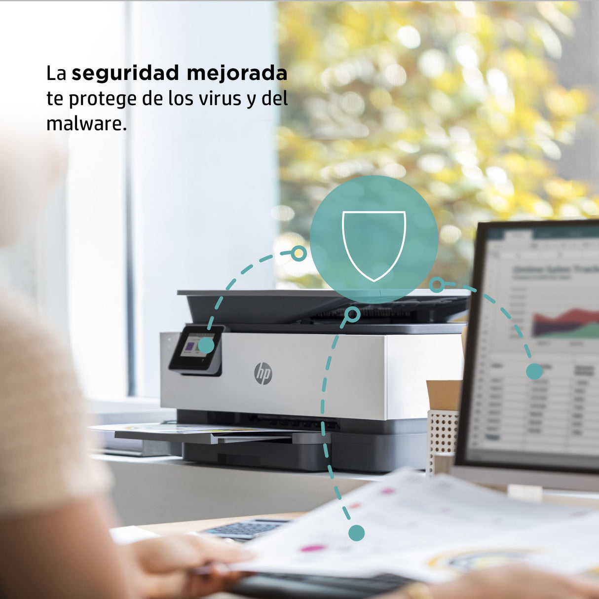 EAN 0195161213915 - HP OfficeJet Pro 9012e All-in-One Prntr Inyección de tinta térmica A4 4800 x 1200 DPI 22 ppm Wifi imagen 10
