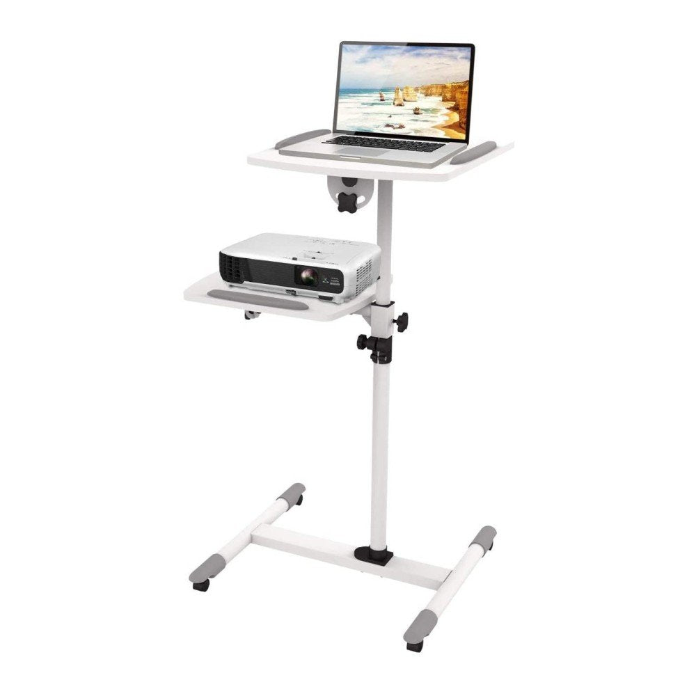 EAN 8057685309593 - Techly ICA-TB TPM-6 mueble y soporte para dispositivo multimedia Blanco Mesita con ruedas para multimedia imagen 5