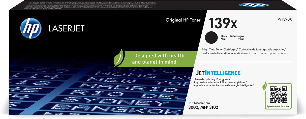 EAN 0194850740954 - HP LaserJet 139X High Yield Black Original Toner Cartridge cartucho de tóner 1 pieza(s) imagen 1