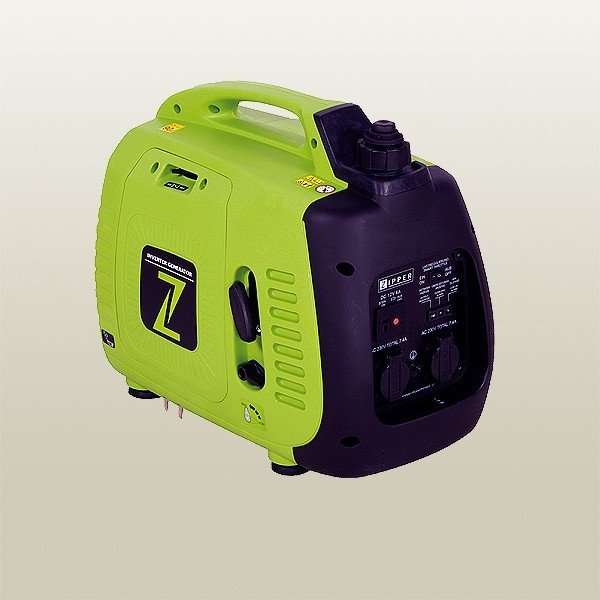Zipper Zi-Ste2000iv Motor-Generador 2200 W 3,8 L Gasolina Negro, Verde