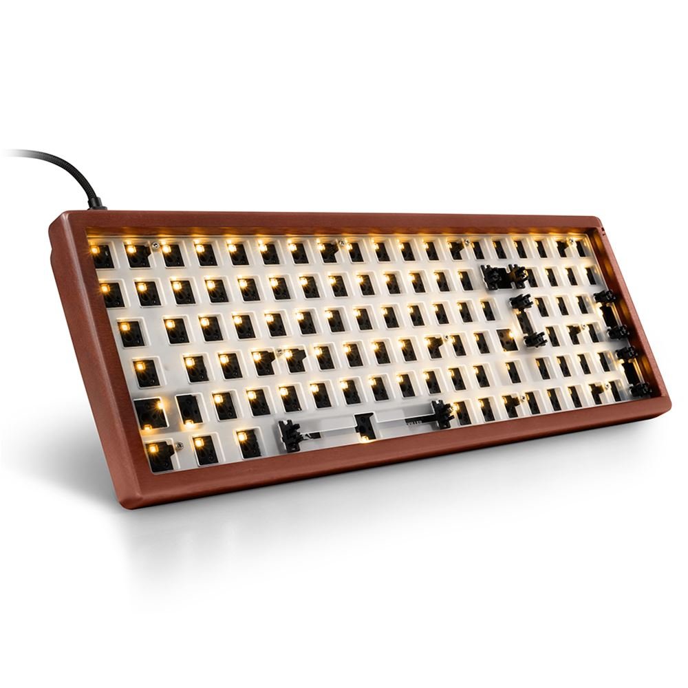 Sharkoon Skiller Sgk50 S2 Wood Barebone, Wood De Teclado De Juegos 4044951042609