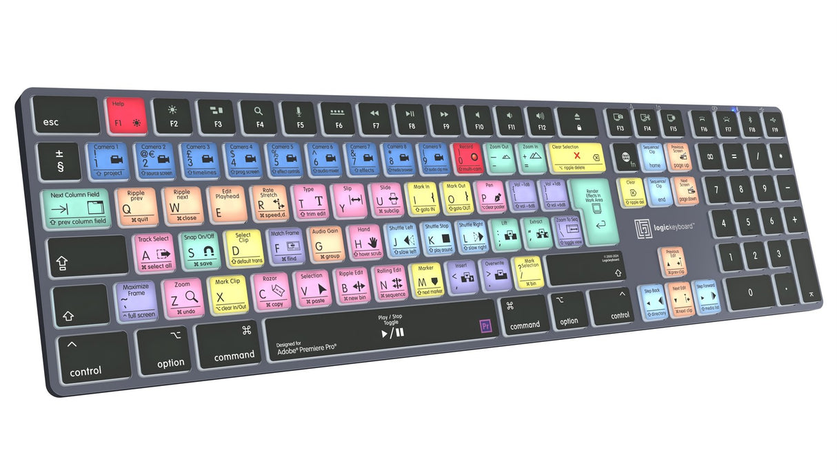 EAN 5707795022181 - Logickeyboard LKB-PPROCC-TM teclado Oficina Bluetooth QWERTZ Alemán Gris, Titanio imagen 3