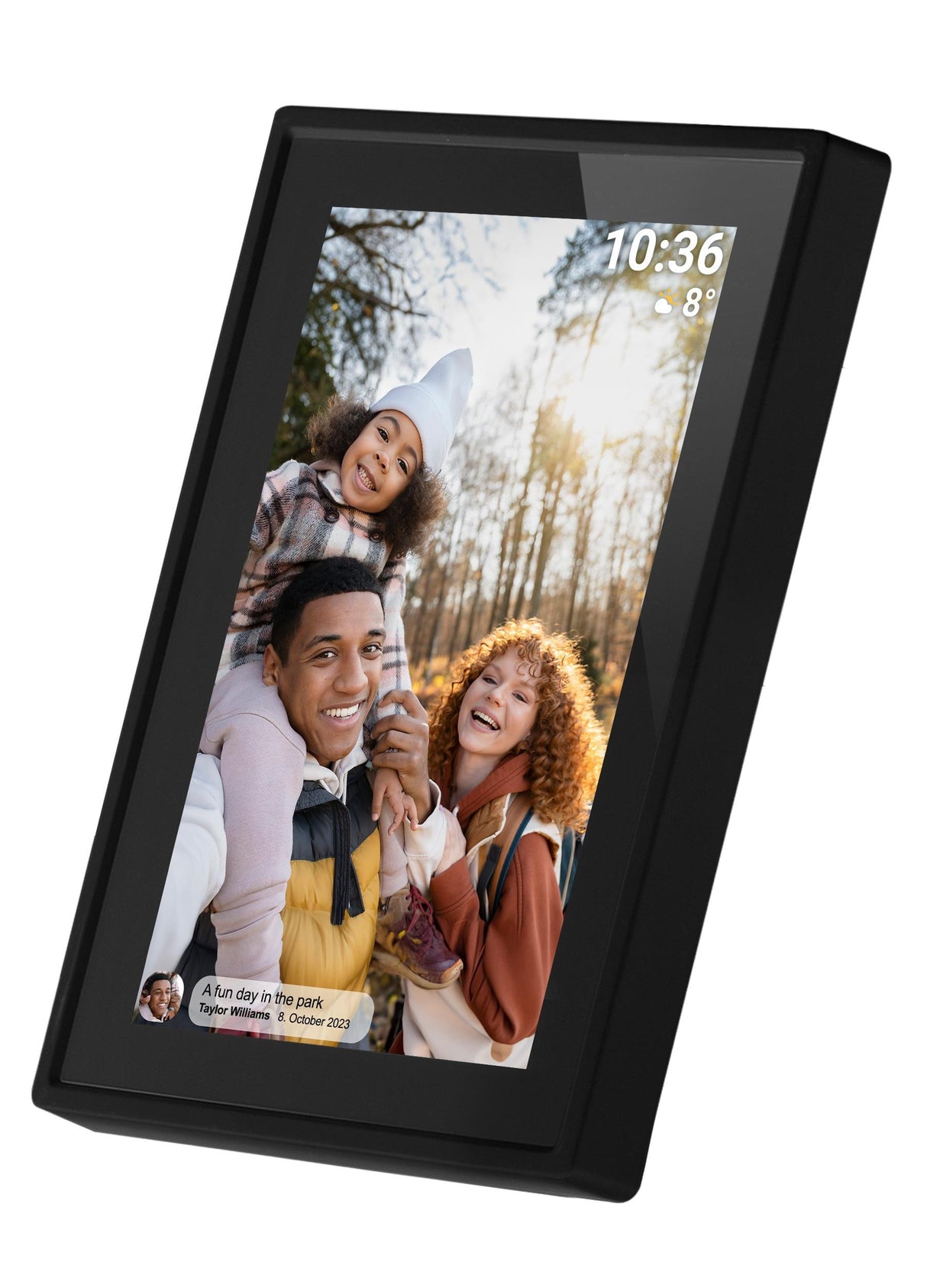 EAN 5706751075070 - Denver PFF-725B marco fotográfico digital Negro 17,8 cm (7") Pantalla táctil Wifi imagen 3