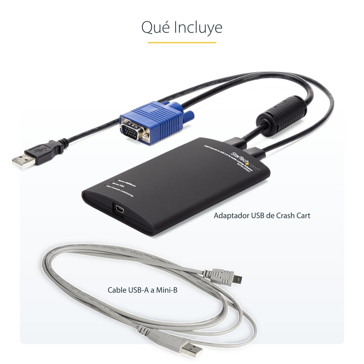 Startech Adaptador Crash Cart Conector Usb Kvm Ord