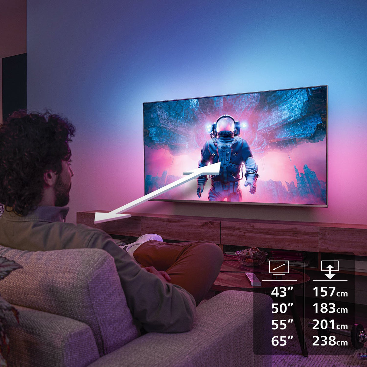 EAN 8718863045763 - Philips 43PUS8500/12 Televisor 109,2 cm (43") 4K Ultra HD Smart TV Wifi Negro imagen 9