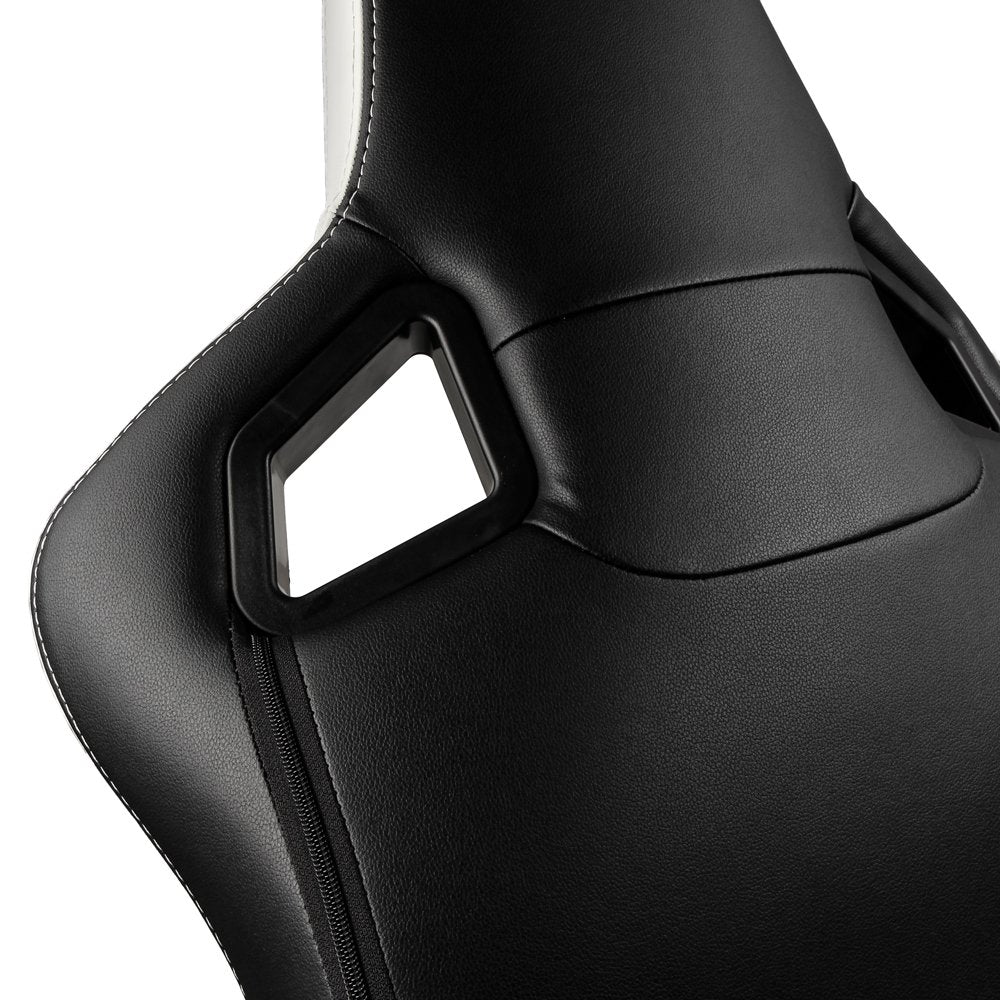 Noblechairs Epic Echtleder Gaming Silla - Negro Blanco Rojo
