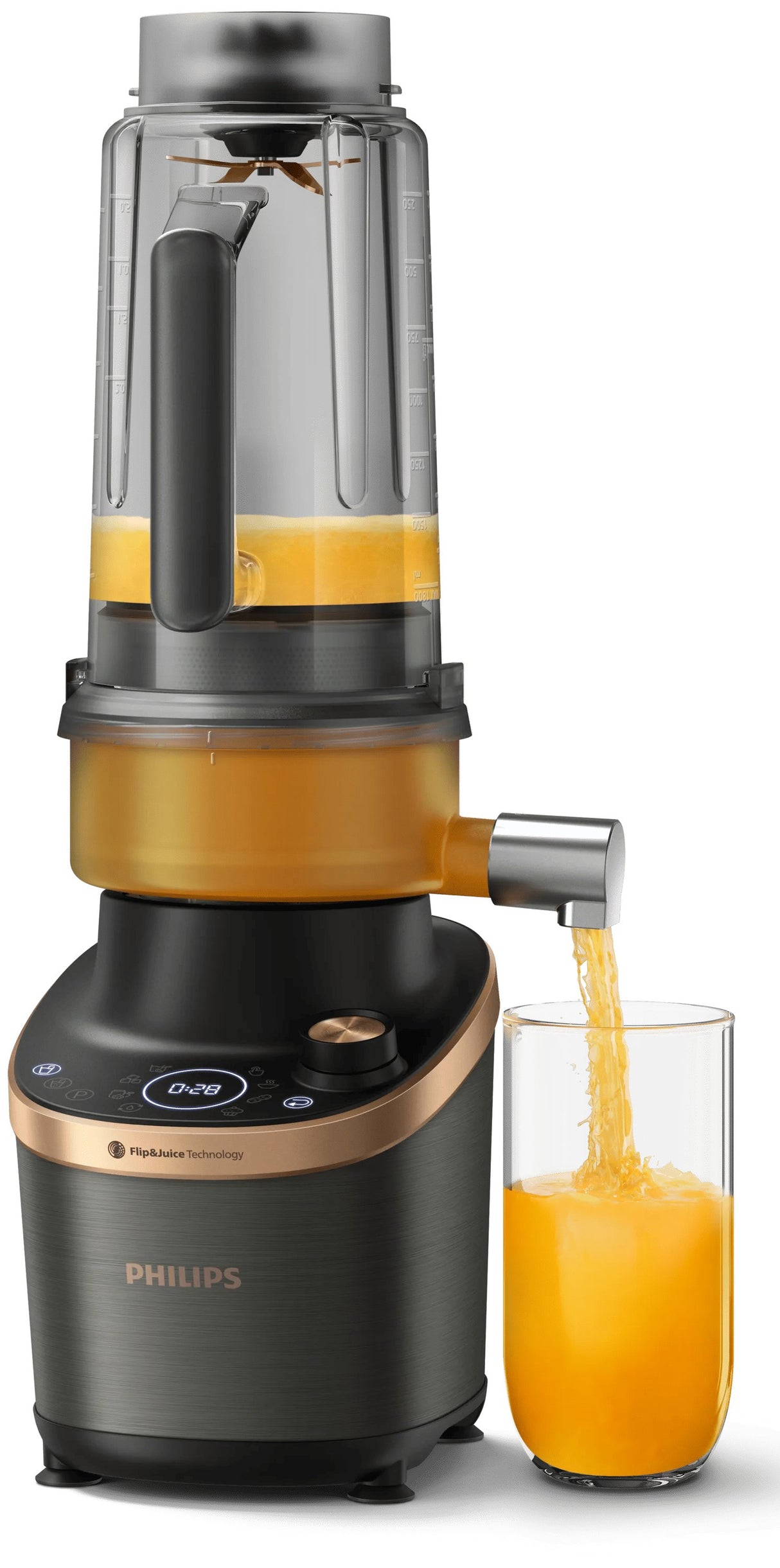 EAN 8720389013683 - Philips HR3770/10 licuadora 2 L Batidora de vaso 1500 W Negro, Cobre imagen 3
