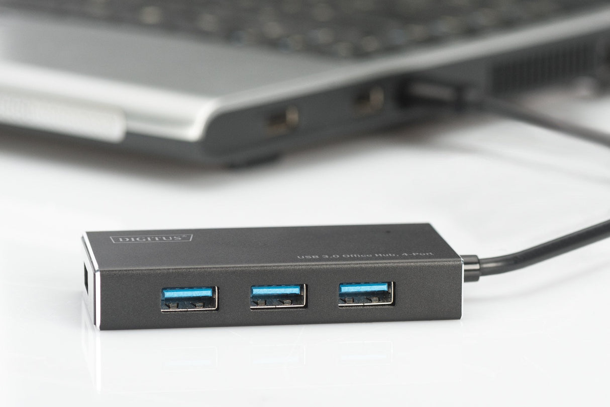 EAN 4016032444244 - Digitus DA-70240-1 hub de interfaz USB 3.2 Gen 1 (3.1 Gen 1) Type-A 5000 Mbit/s Negro imagen 2