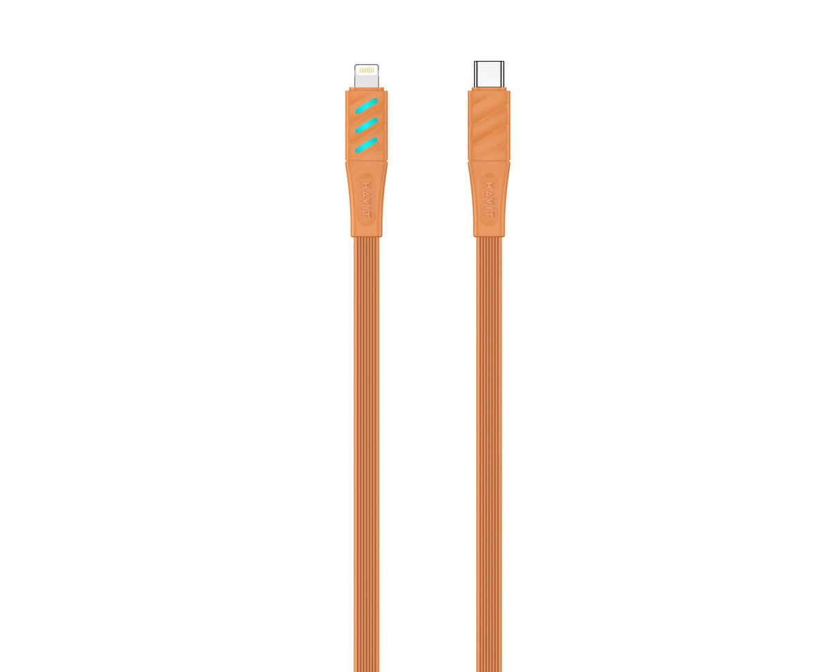 EAN 6939119066116 - Havit 6939119066116 cable de conector Lightning 1 m Naranja imagen 1