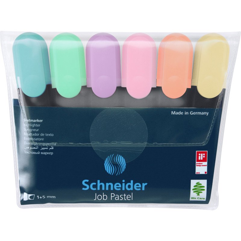 Schneider Job Pastell Subrayador Multicolor