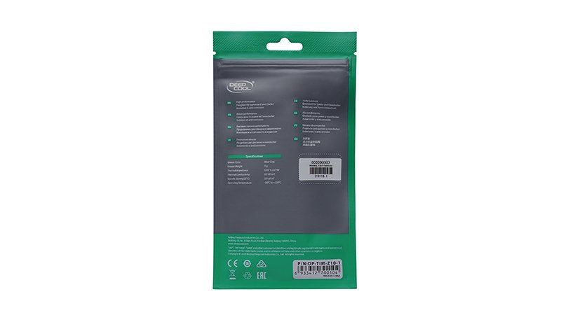 EAN 6933412700104 - DeepCool Z10 compuesto disipador de calor Pasta térmica 6,5 W/m·K 5 g imagen 10