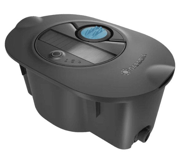 Sistema De Riego De Tuberías De Gardena Aquaprecise, Underground, System Grey/Turquoise, Con Eje De Tubería Y Tapa 16001-20