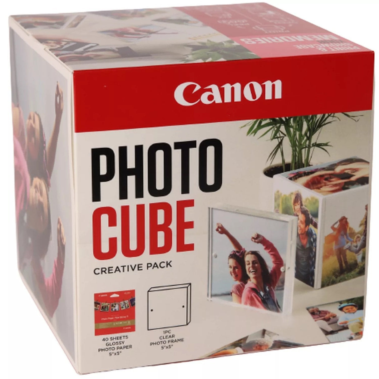 Canon Pp-201 13x13 Cm Photo Cube Creative Pack White Blue 40 Sh.