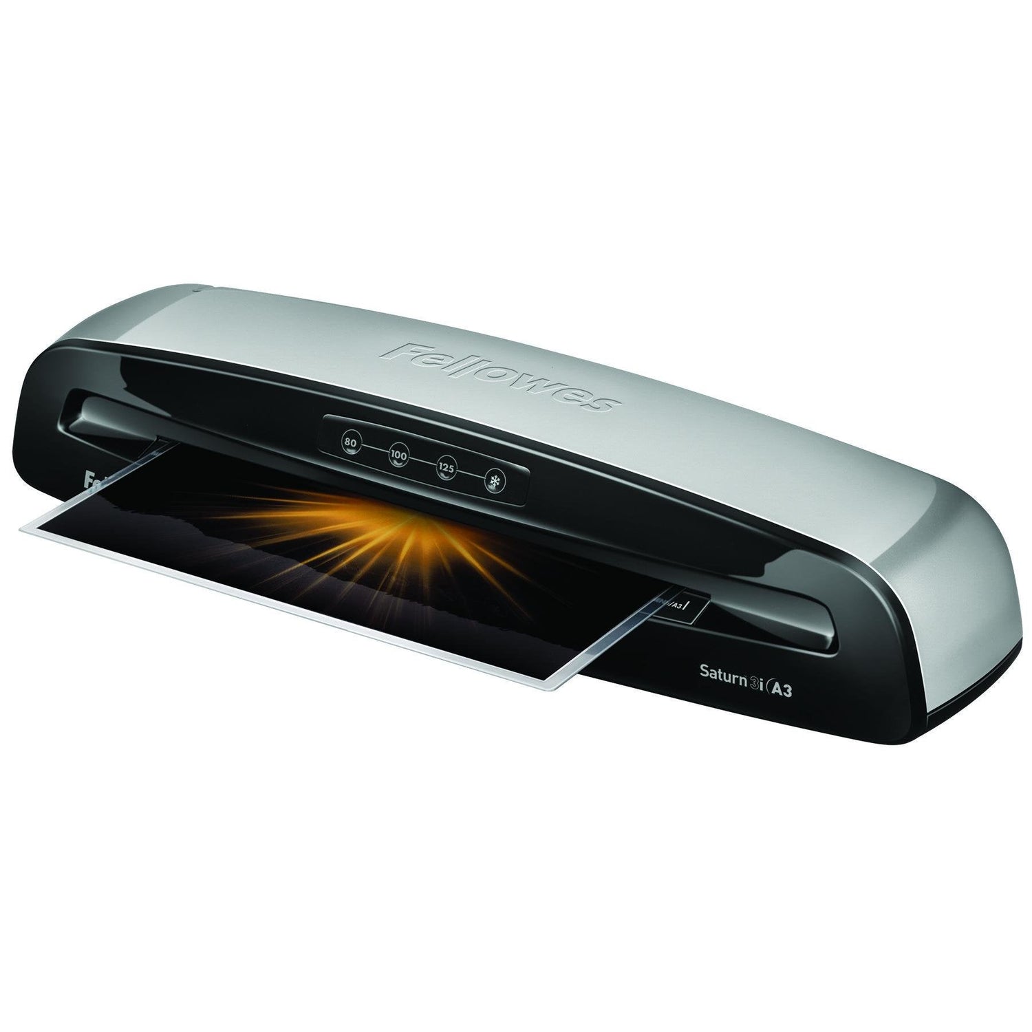 Plastificadora Fellowes Saturn 3i A3 Hasta A3 Y 125 Micras Gris Y Negra