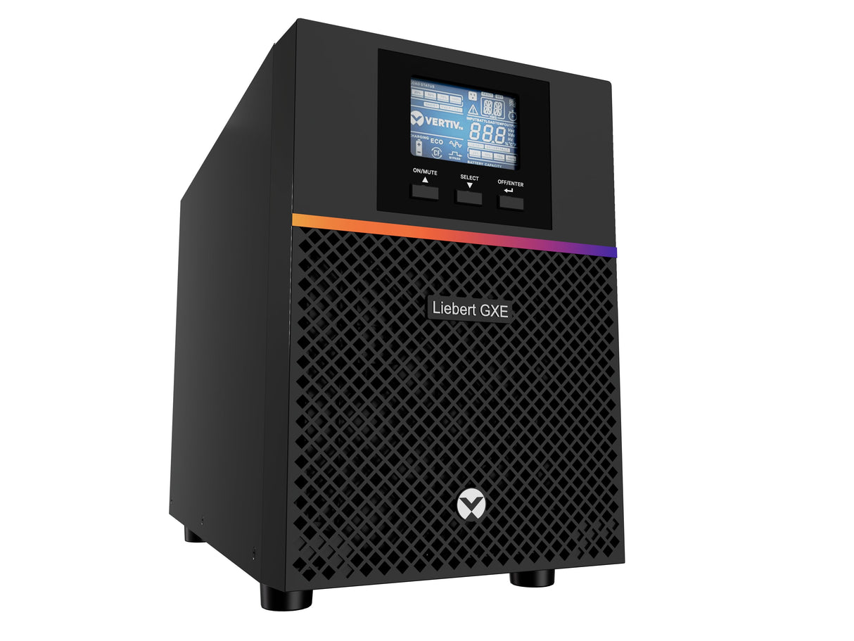 Sai Liebert Gxe Ups 1kva 1ph Ups 230v Tower W/Batteries C14 Input/C13 X 8output 2-Year Warranty