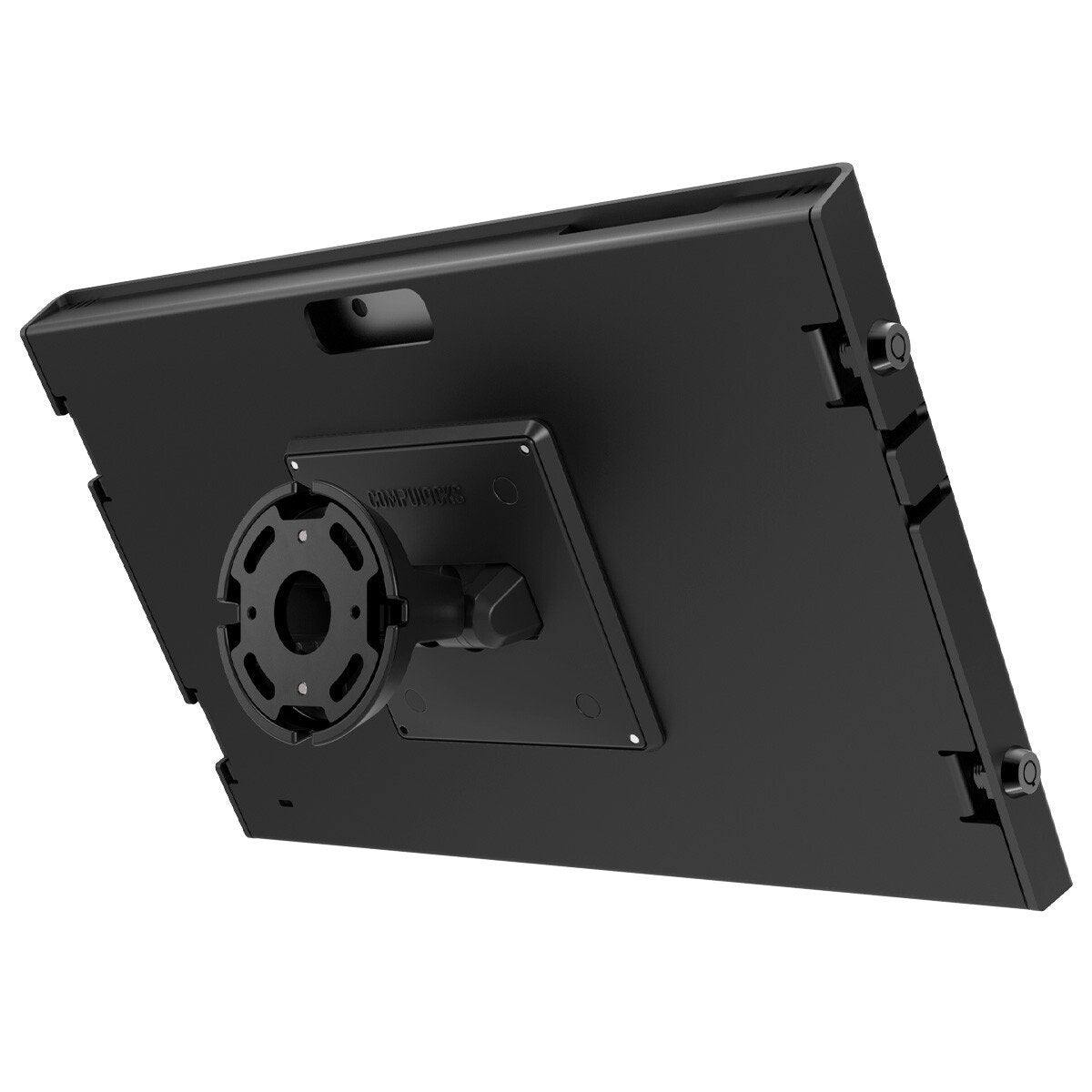 Compulocks Surface Pro 8-11 Apex Enclosure Tilting Wall Mount Kit De Montaje (Caja) Sensores Y Cámara Frontal/Trasera Expuestos Para Pc Tablet Inclinación Bloqueable Aluminio Marco De Metal Negro Tamaño De Pantalla: 13" Se Puede Instala