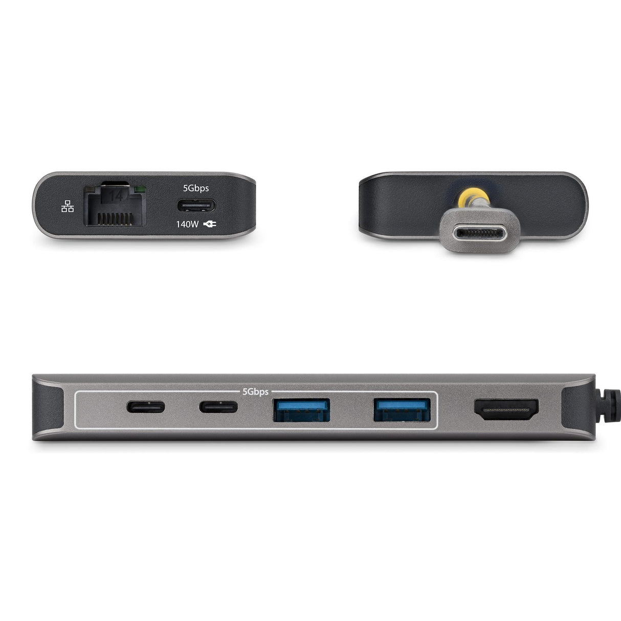 Mini Dock Hub Multipuertos Usb-C/Hdmi Pd 140w 4k60hz