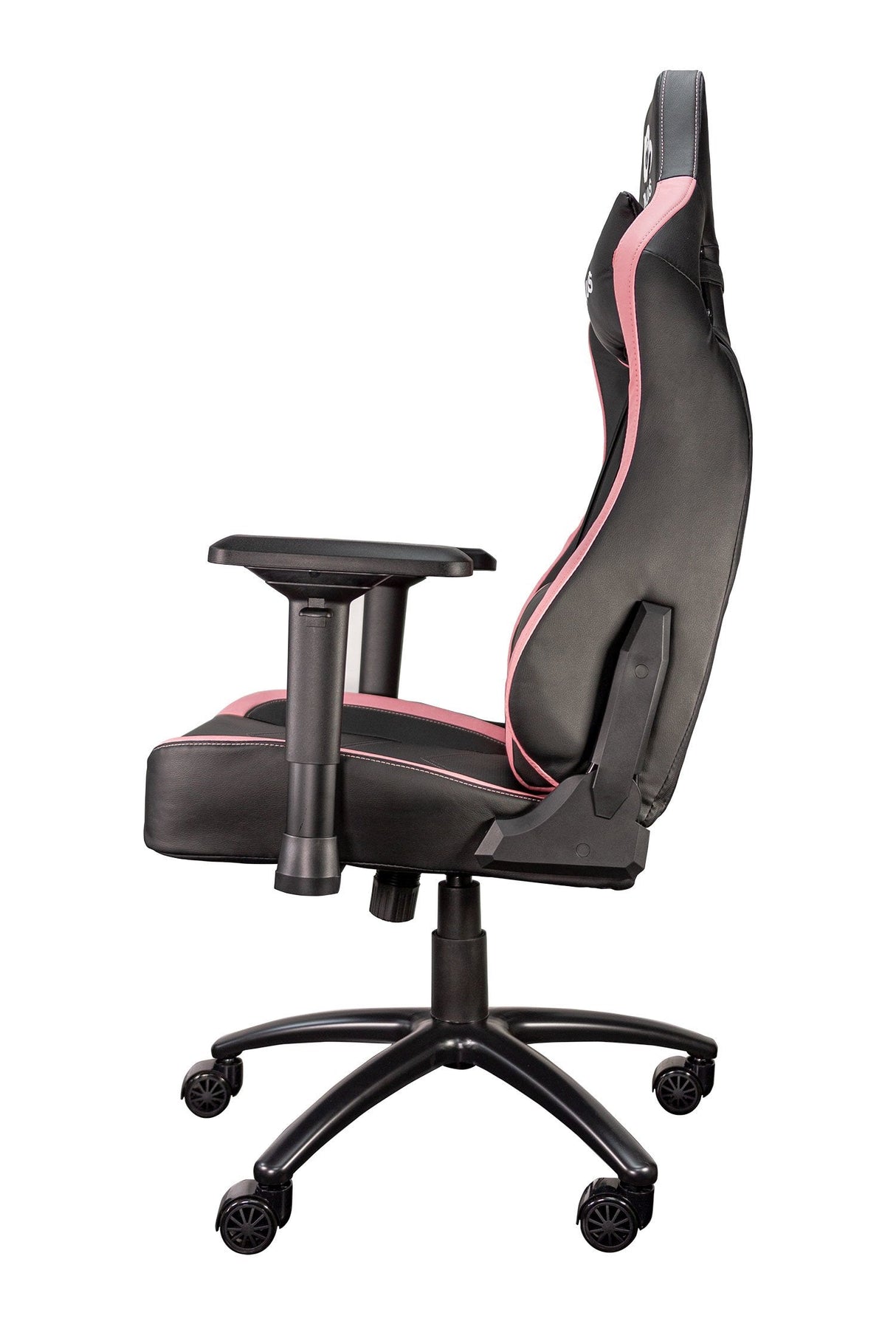 Talius Silla Vulture Gaming Negra/Rosa Butterfly, Base Nylon, Ruedas Nylon, 4d