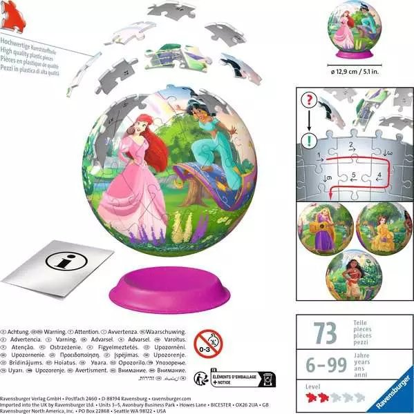 EAN 4005556115792 - Ravensburger Disney 11579 puzzle Puzle 3D 72 pieza(s) imagen 2
