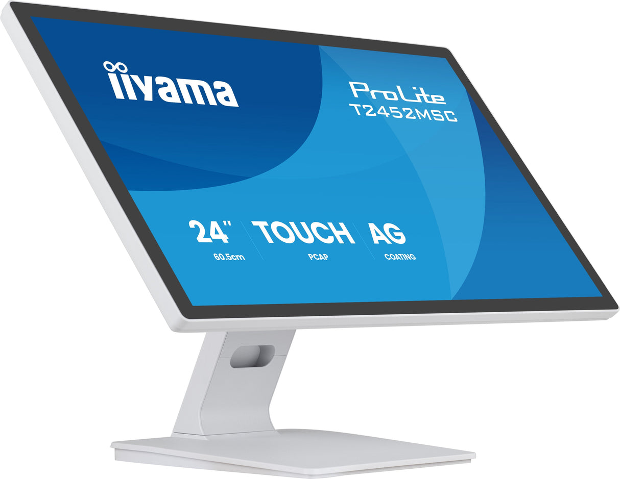 Iiyama 60.5cm 23,8" T2452msc-W2ag 16:9 Touch Hdmi+Dp+Usb