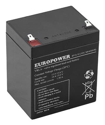 EAN 5902367800093 - EMU Electronic EP 5-12 T2 VRLA AGM 12 V 5 Ah imagen 1